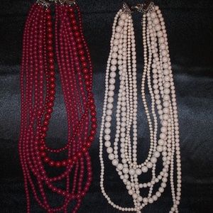 2 beaded necklaces